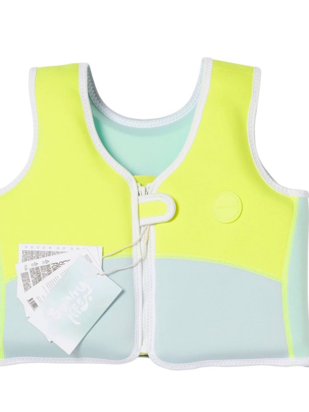 Sunnylife Learn to Swim Vest NWT | Stage 2 | Neon Yellow & Aqua
